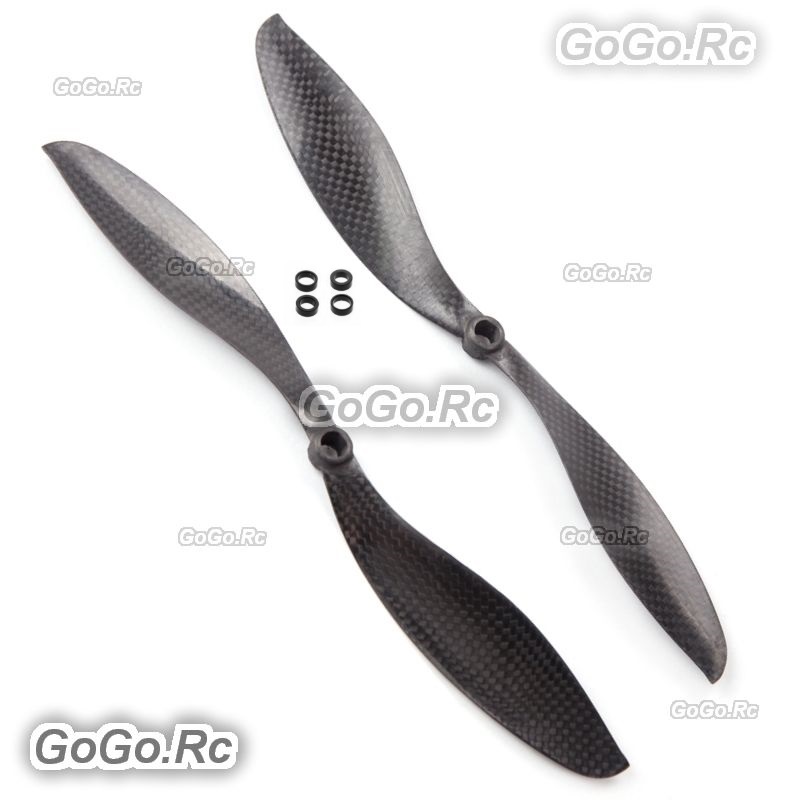 Pair 10x4.7 1047 Carbon fiber propeller CW//CCW for Tri//Quad//Hex//Octocopter #28