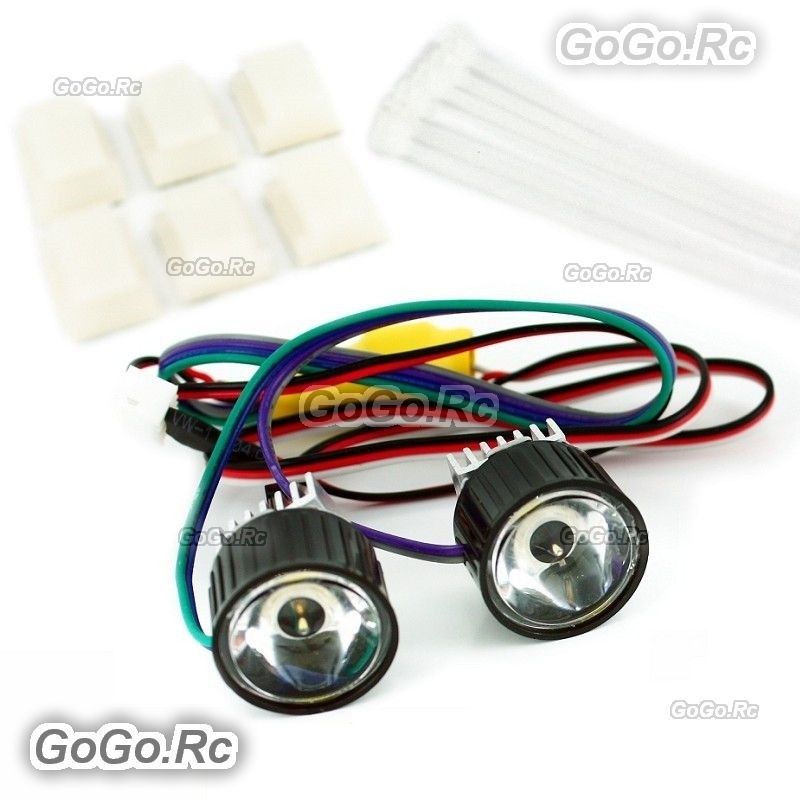 GT019 Boat Car GT POWER High Power Headlight System For Rc Model Aircraft