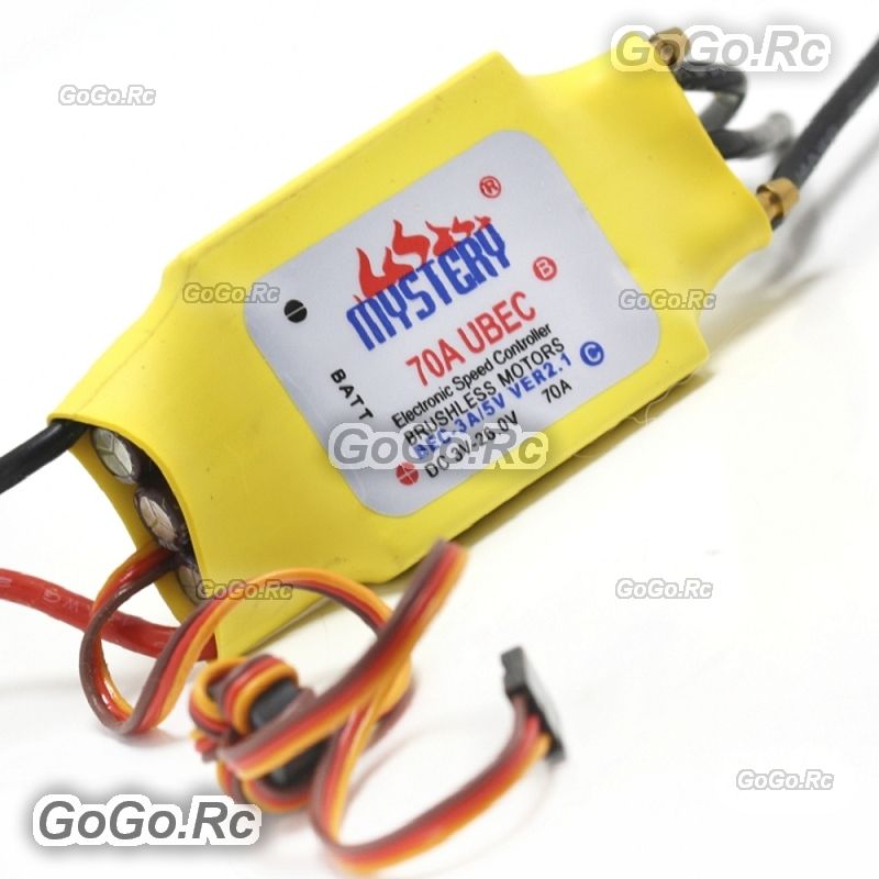 50A Brushless ESC Mystery Cloud 50 APM BEC With Water Cooling For Boat VER 2.1