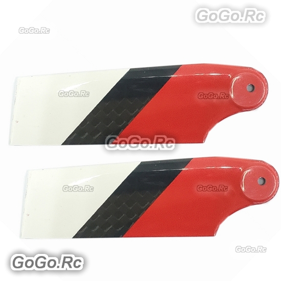 Tarot Carbon Fiber Tail Blade Red for T-rex Trex 600 Helicopter TL60128-03
